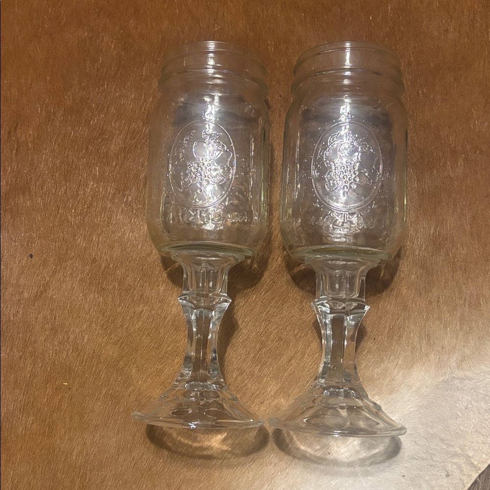 Original  Redneck  Wine Glass -Redneck Style Ball Mason